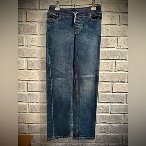 Lands End boys elastic waist jeans size L10/12